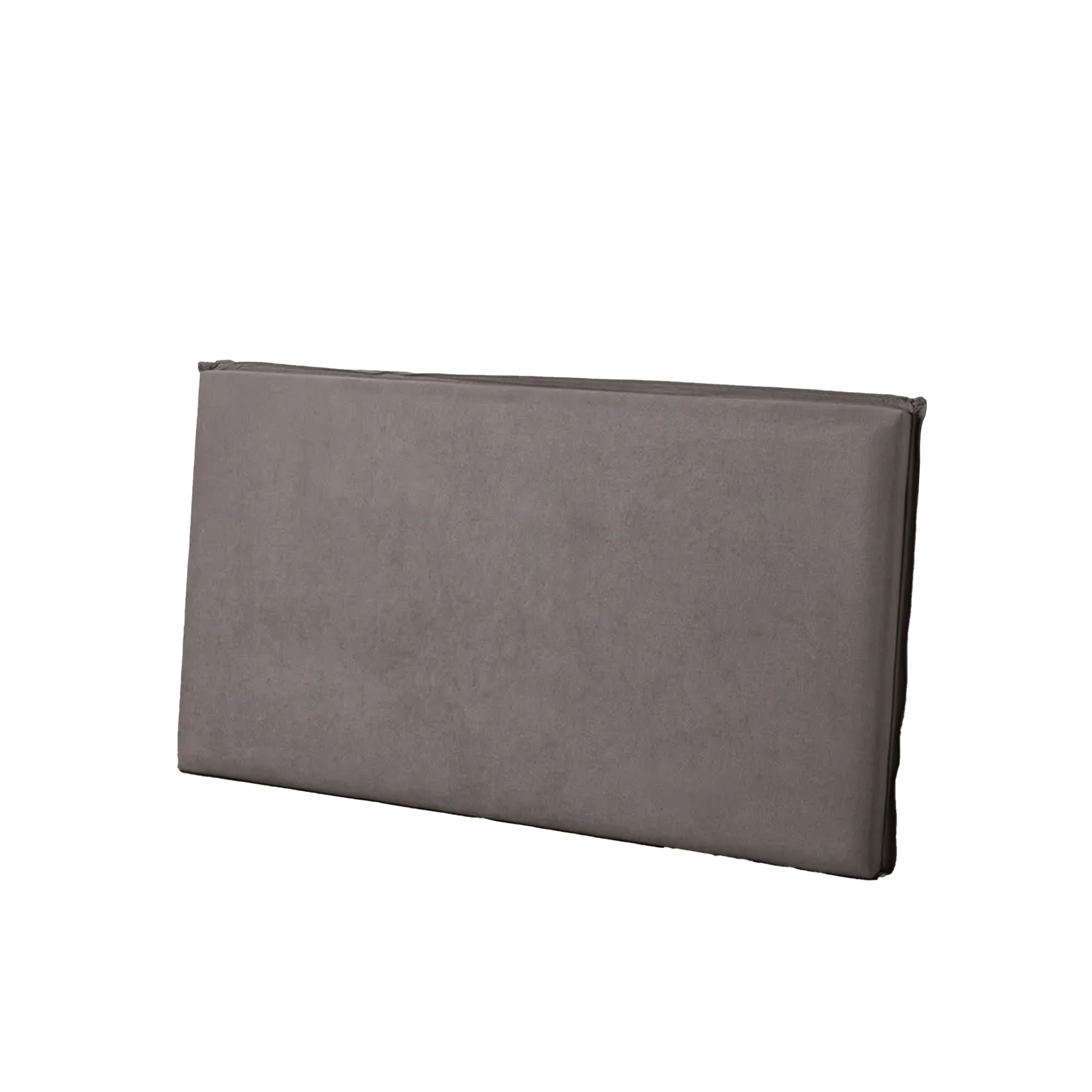 Constanza taupe upholstered headboard, 190 cm wide, minimal design with soft fabric and piped edges for king-size beds
