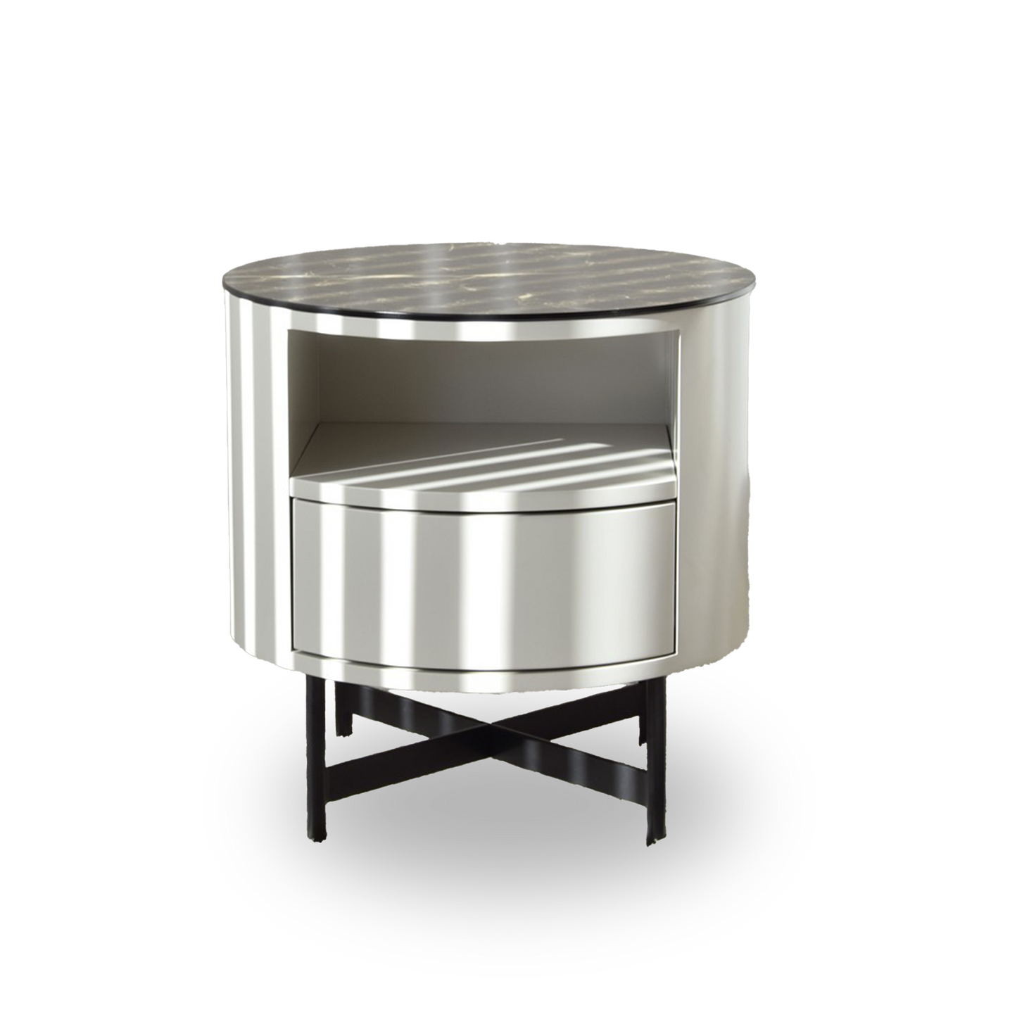 Julen Ceramic Marble Side Table