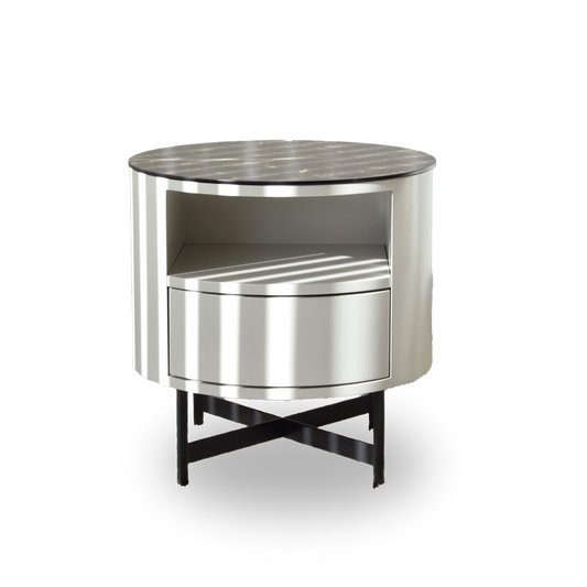 Julen Ceramic Marble Side Table