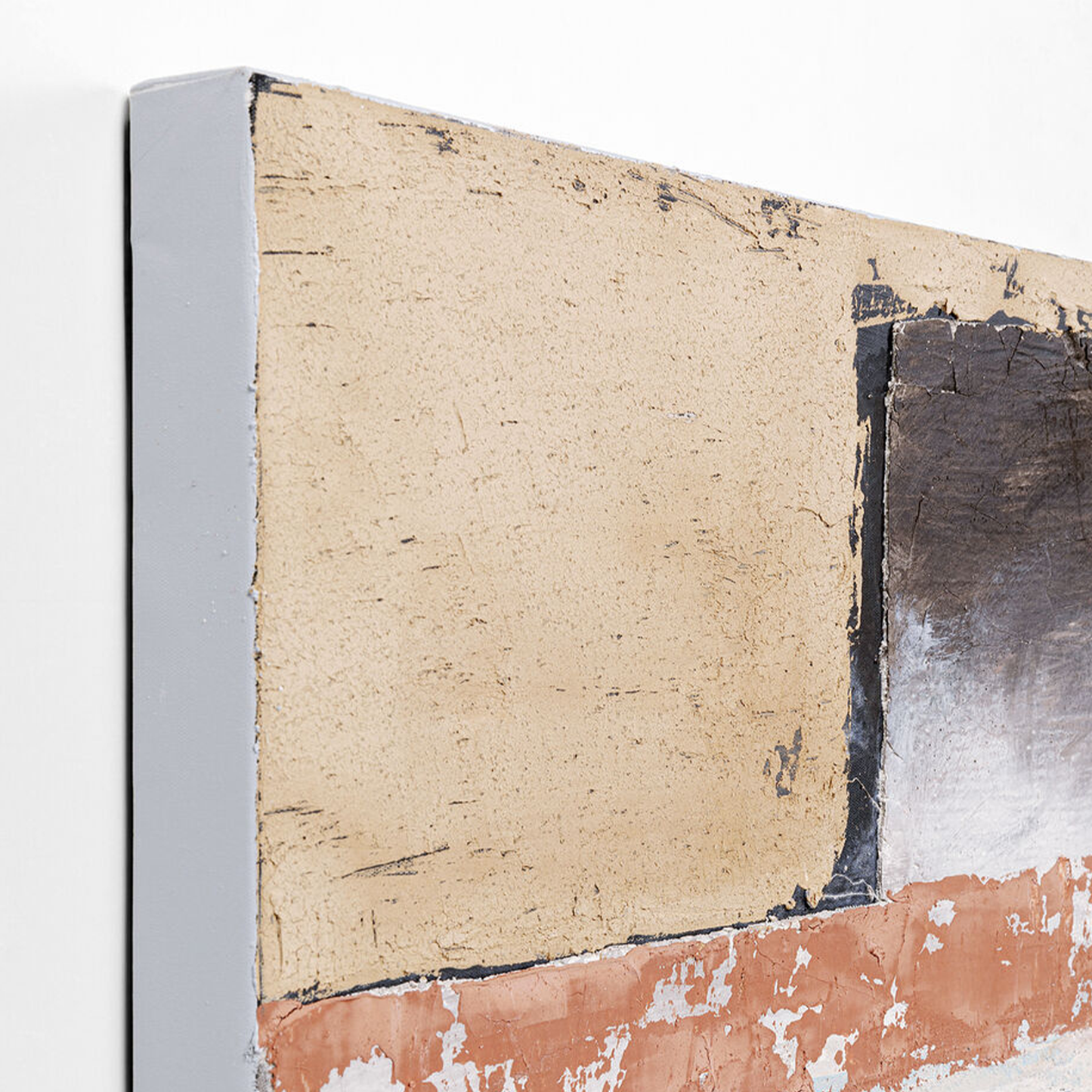 BRUNO Canvas Picture Art with abstract textures and colors