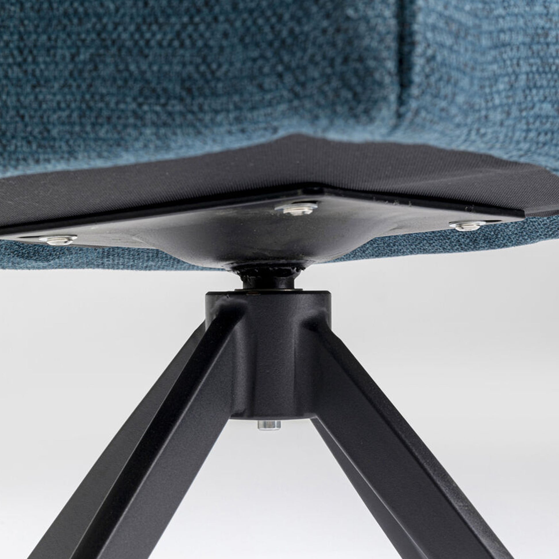 GIGI Blue Chair with padded seat and modern design