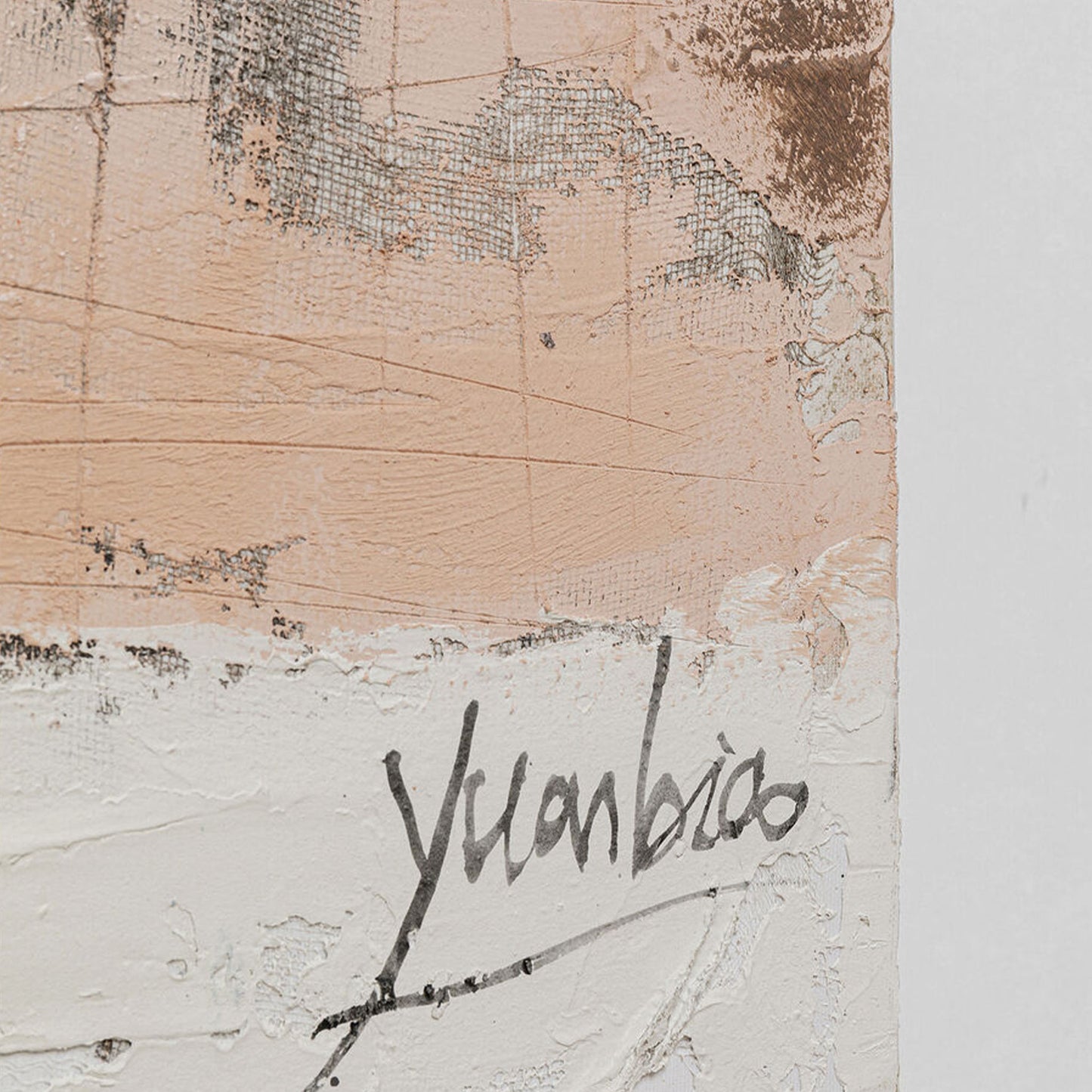 WILL Canvas Picture Art with abstract shapes in muted tones