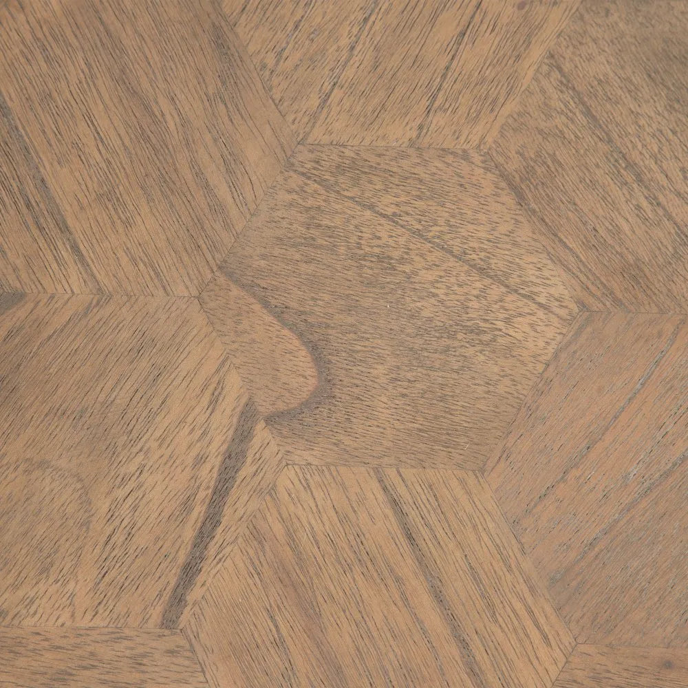 Aoife natural way MDF-metal circular coffee table in a contemporary room
