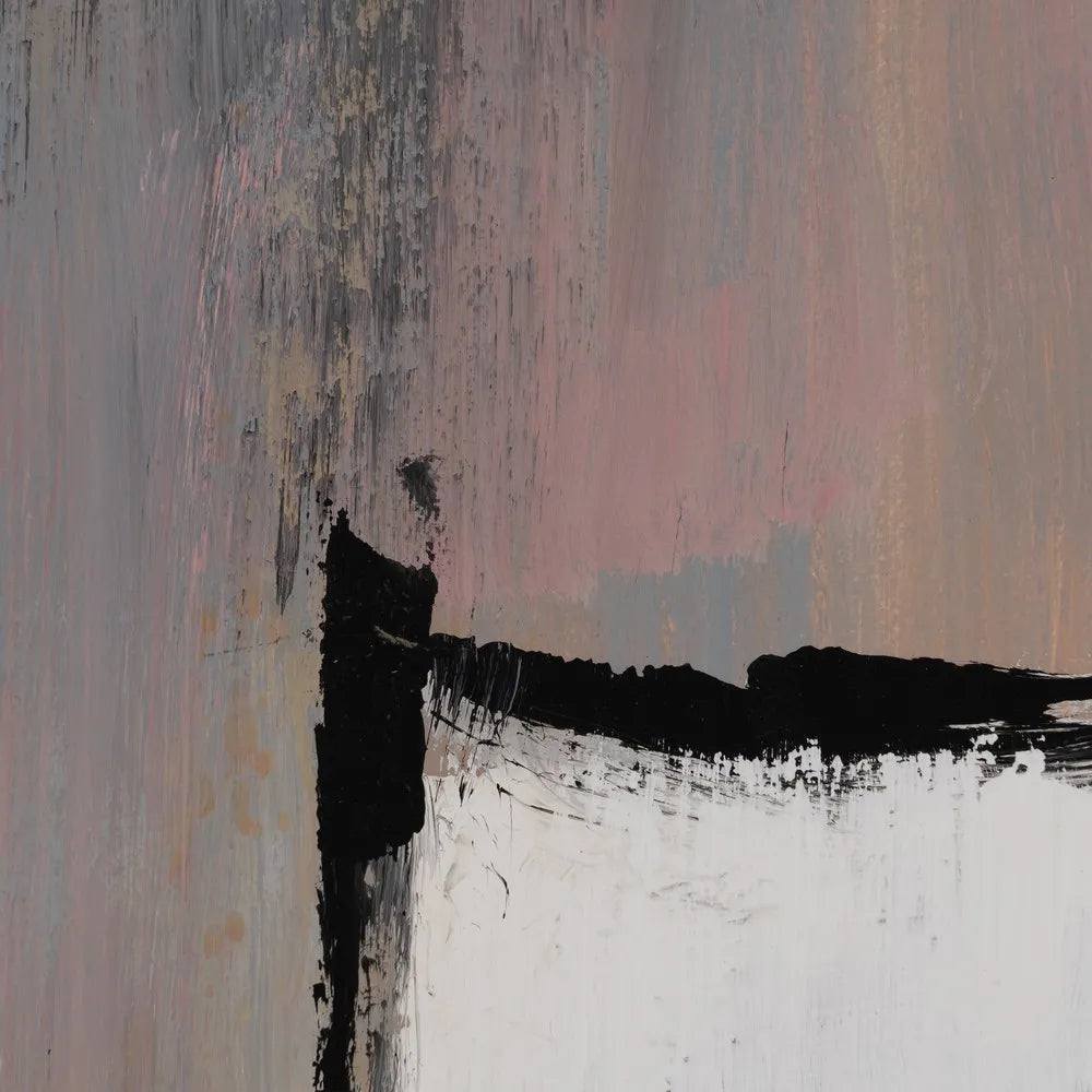 Ciara abstract canvas art set on display, featuring modern neutral tones
