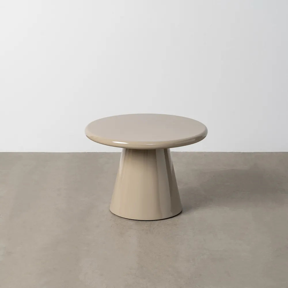 Liora coffee table in high-gloss taupe MDF,  modern furniture by AK Interior Living.