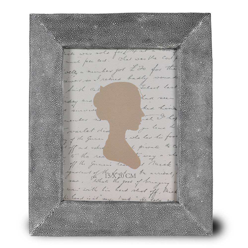 REESE textured shagreen photo frame.