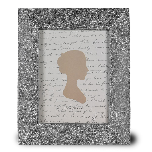 REESE textured shagreen photo frame.