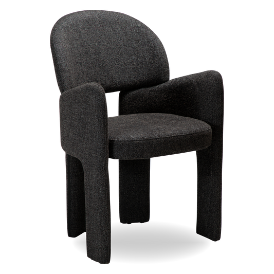 COLE dining chair – modern sculptural fully upholstered design | AK Interior Living