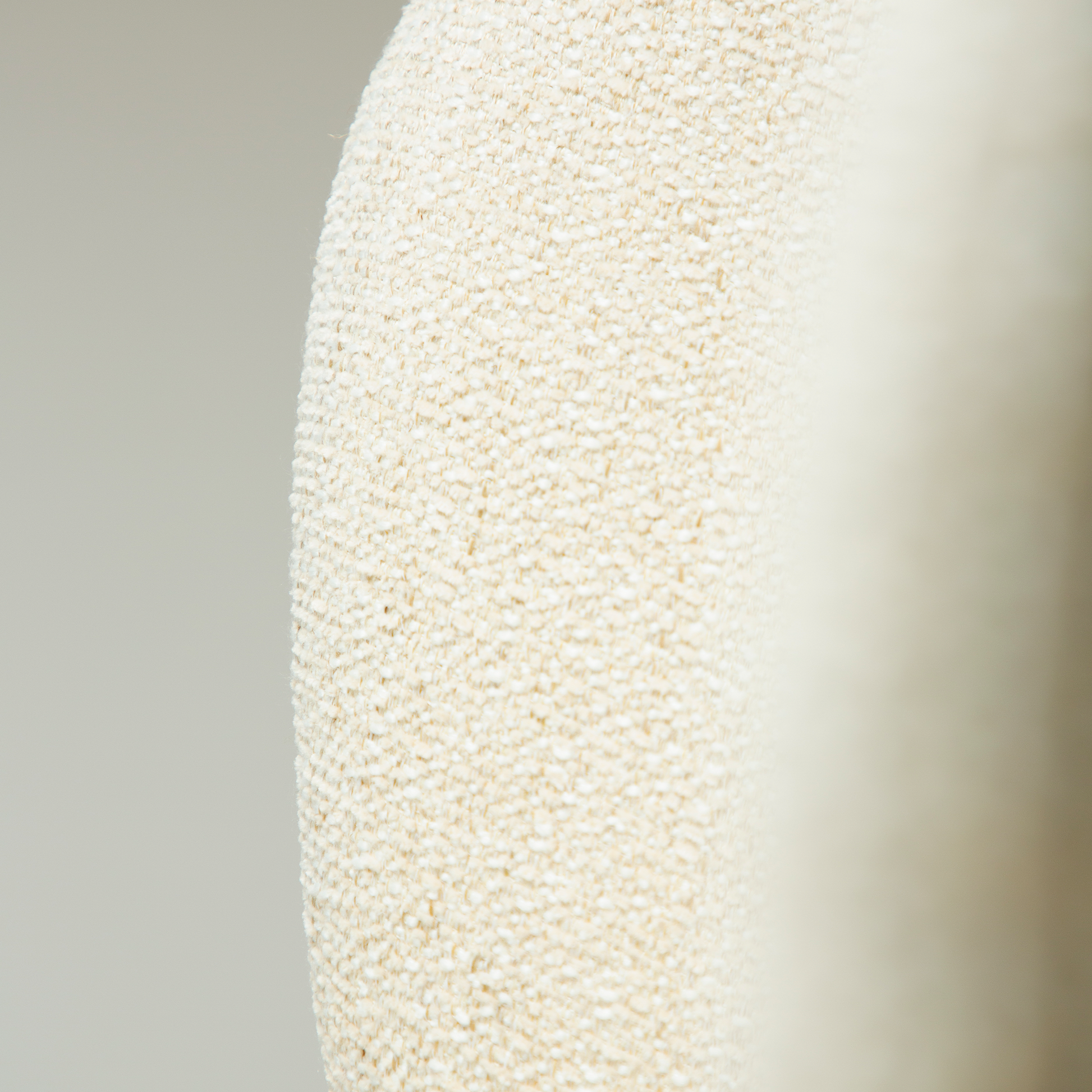 SAB dining chair in bouclé with black metal legs – AK Interior Living