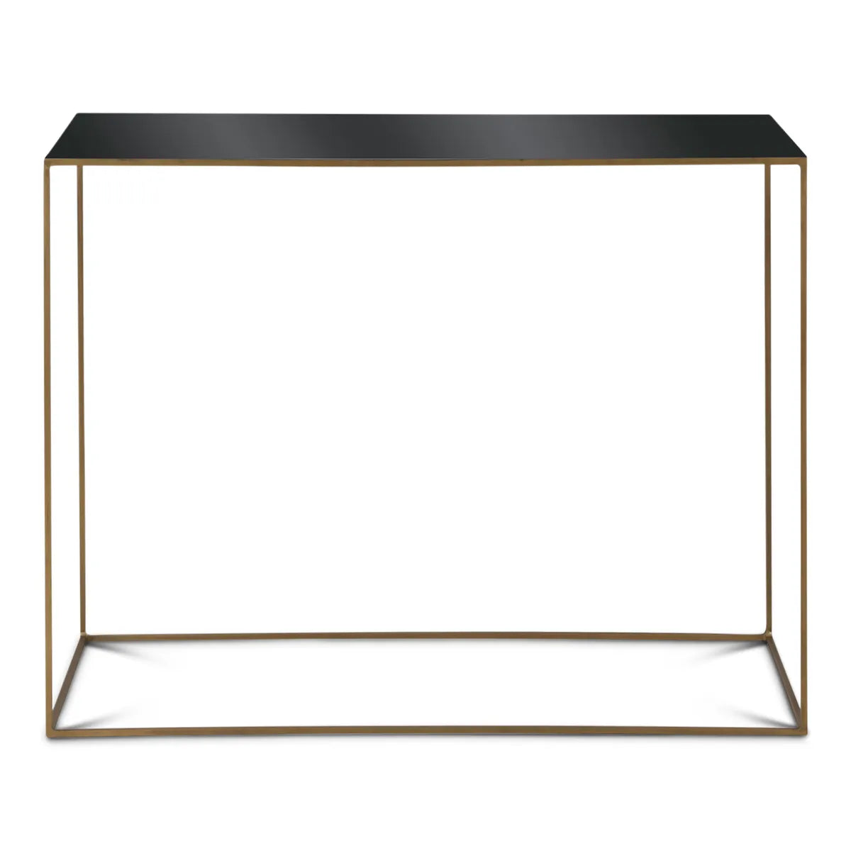 Leyre blue-grey minimalist metal console table – AK Interior Living