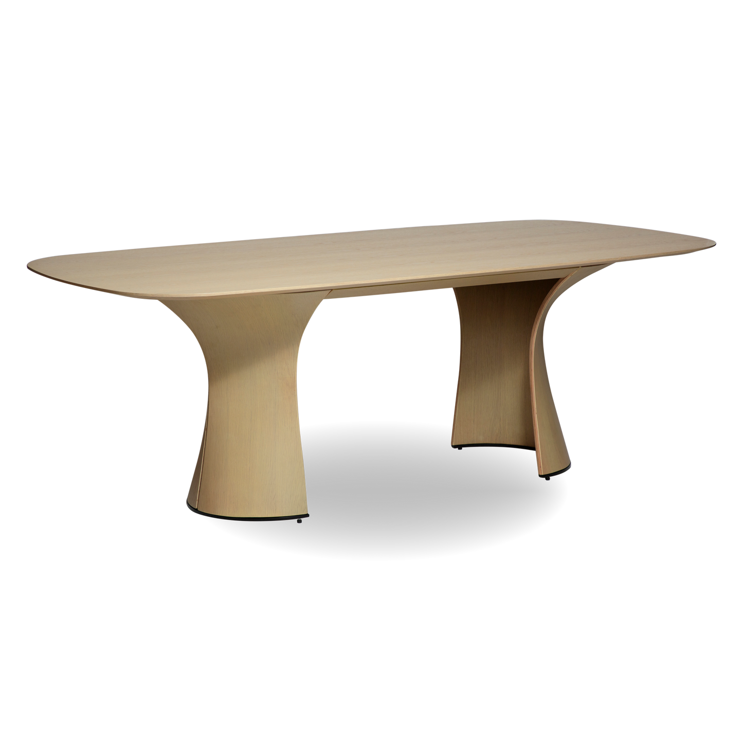 Ruben – Whitewashed Oak Veneer Dining Table