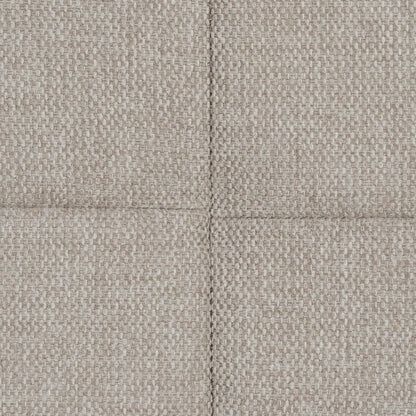Santiago upholstered headboard in beige fabric with quilted grid design, 190 cm wide