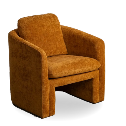 JOHN fabric armchair with plush seat and back cushions from AK Interior Living