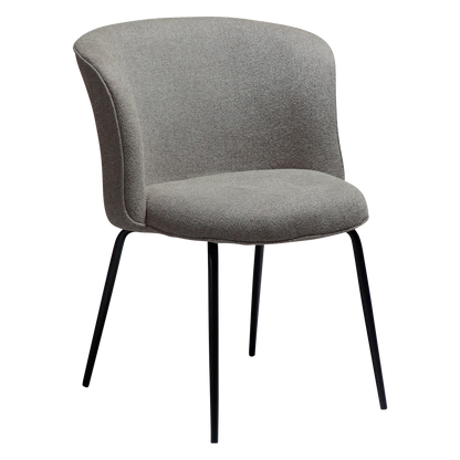 BETTY dining chair – upholstered design with padded seat and curved back | AK Interior Living