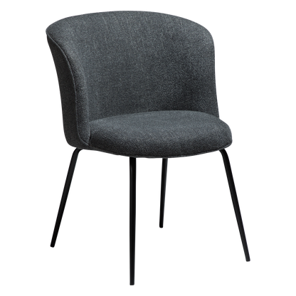 BETTY dining chair – upholstered design with padded seat and curved back | AK Interior Living