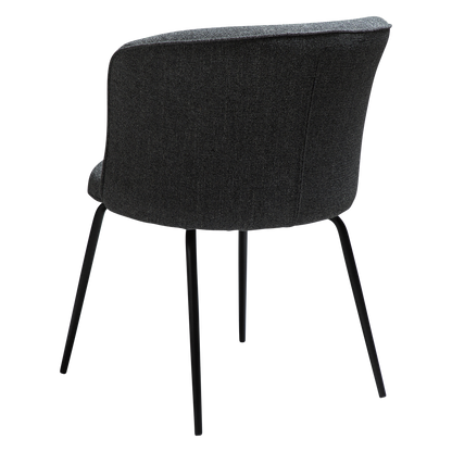 BETTY dining chair – upholstered design with padded seat and curved back | AK Interior Living