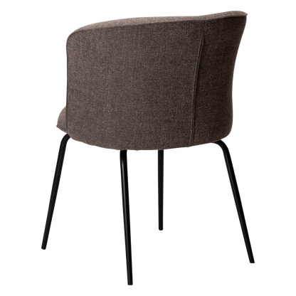 BETTY dining chair – upholstered design with padded seat and curved back | AK Interior Living